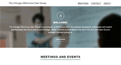 Desktop Screenshot of chicagolug.org